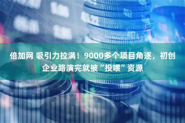 倍加网 吸引力拉满！9000多个项目角逐，初创企业路演完就被“投喂”资源